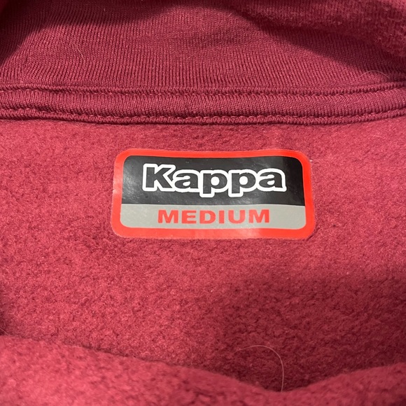 Red Kappa sweater, size medium, worn a few times. Excellent used condition. - Picture 4 of 4